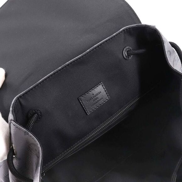 Louis Vuitton Monogram Eclipse Christopher MM Backpack Rucksack Black - Picture 5 of 8